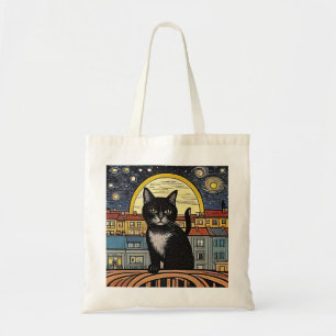 The Black Cat 4 Tote Bag