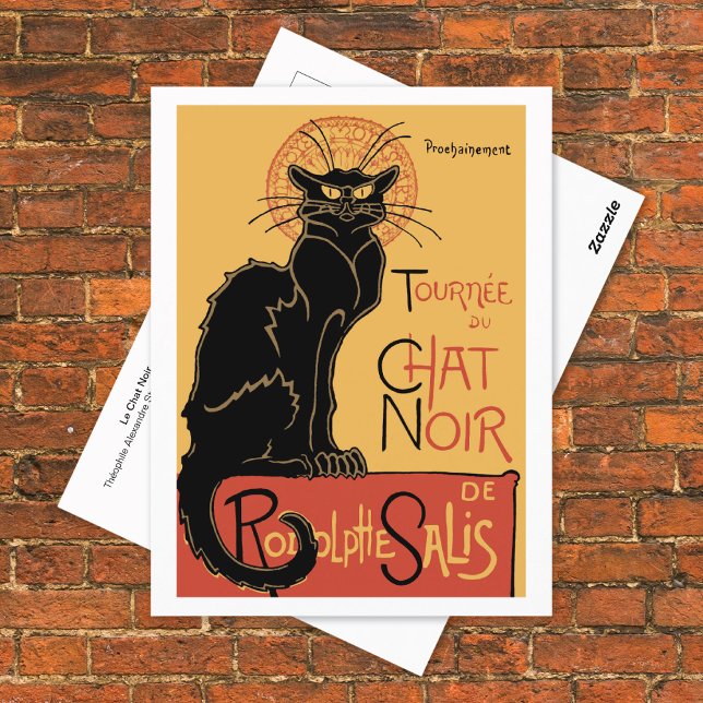 The Black Cat Advertising Theophile Steinlen Postcard (Creator Uploaded)