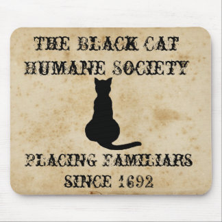 The Black Cat Humane Society Mouse Mat