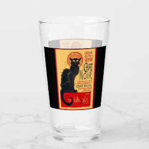 The Black Cat, Le Chat Noir, Art Glass
