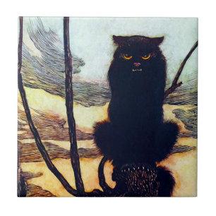 The Black Cat Tile