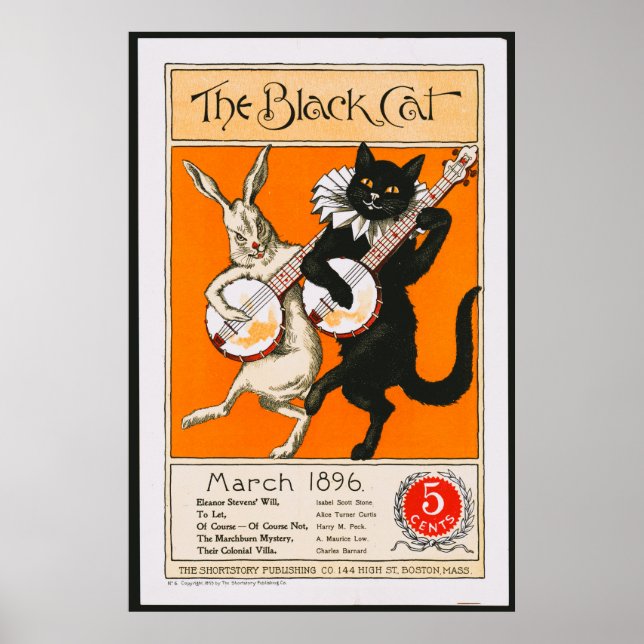 The Black Cat Vintage Poster (Front)