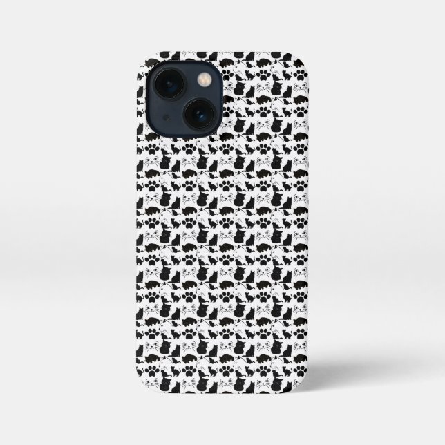THE BLACK CATS PATTERNS    iPhone CASE (Back)