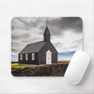 The Black Church Of Budir, Iceland Mouse Mat