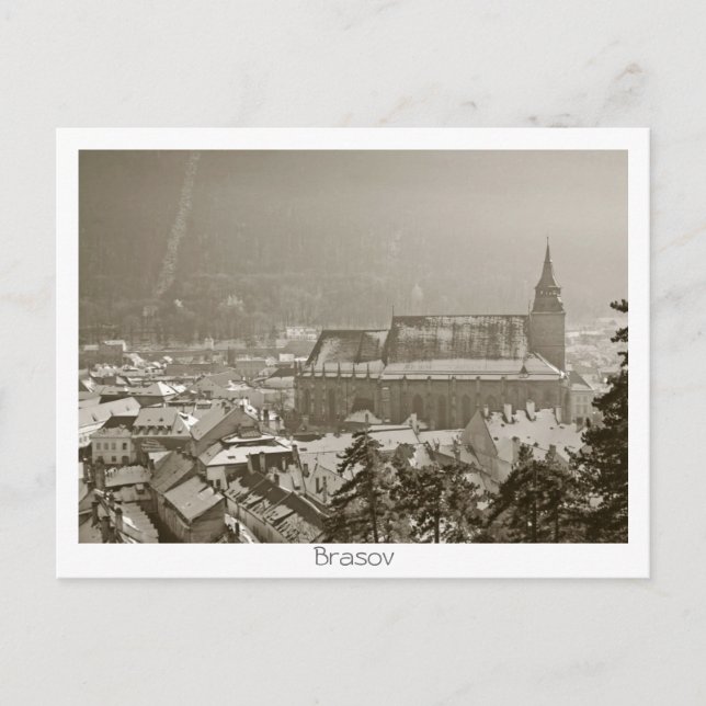 The Black Church Postcard (Front)