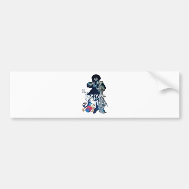 THE BLACK CORSAIR BUMPER STICKER (Front)