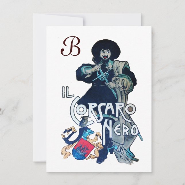 THE BLACK CORSAIR MONOGRAM ice Announcement (Front)