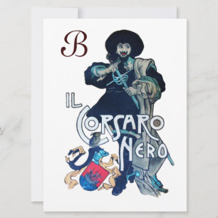 THE BLACK CORSAIR MONOGRAM  ,white Announcement