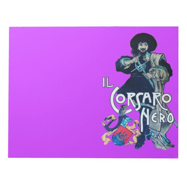 THE BLACK CORSAIR NOTEPAD (Front)