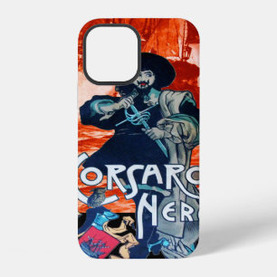 THE BLACK CORSAIR /Pirate Ship Battle In Red iPhone 12 Case