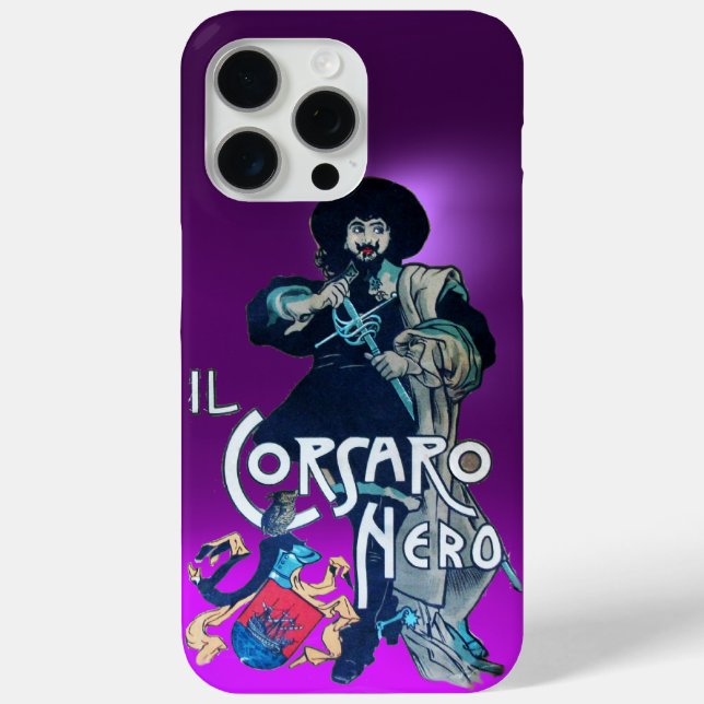 THE BLACK CORSAIR purple Case-Mate iPhone Case (Back)
