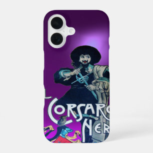 THE BLACK CORSAIR purple iPhone 16 Case