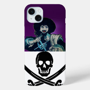 THE BLACK CORSAIR SKULL CROSSED SWORDS iPhone 15 MINI CASE