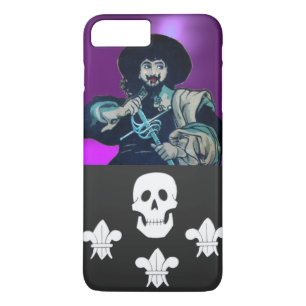 THE BLACK CORSAIR SKULL & FLEUR DE LIS iPhone 8 PLUS/7 PLUS CASE