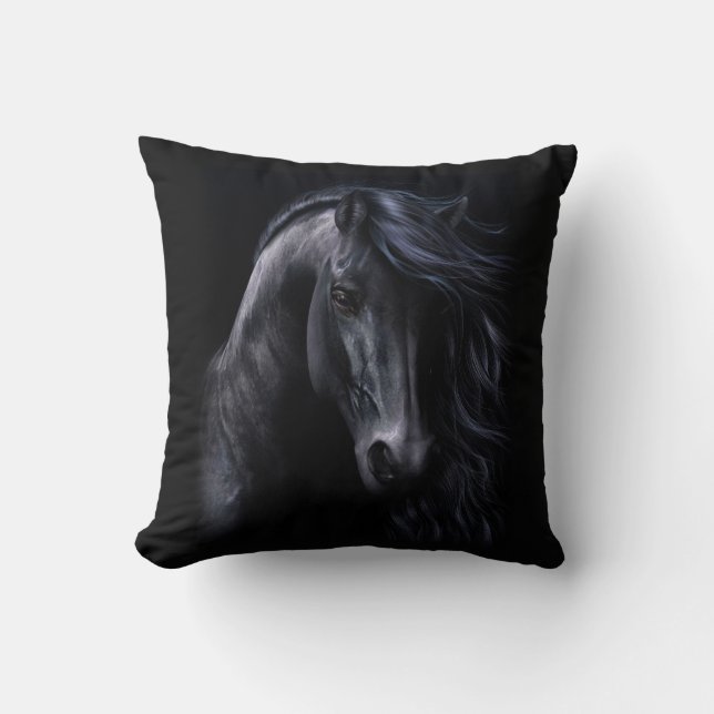 The Black Designer Pillow (Front)