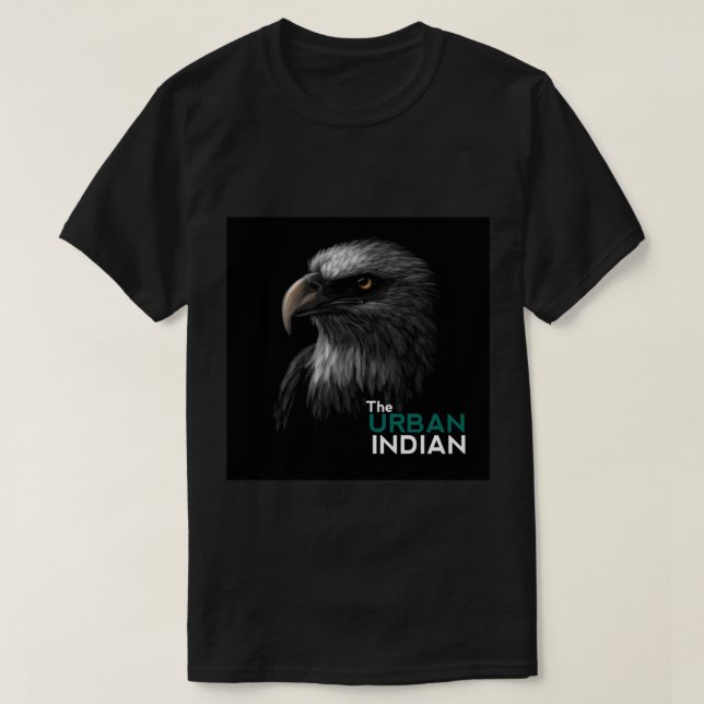 The Black Eagle Rising T-Shirt (Design Front)