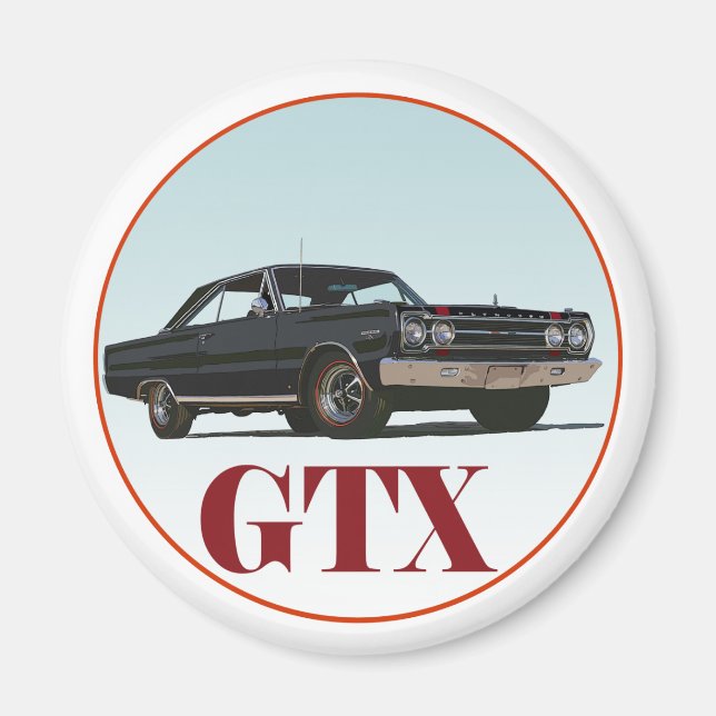 The Black GTX Magnet (Front)