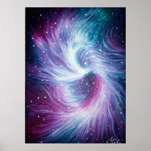 The black hole in the centre of our galaxy poster