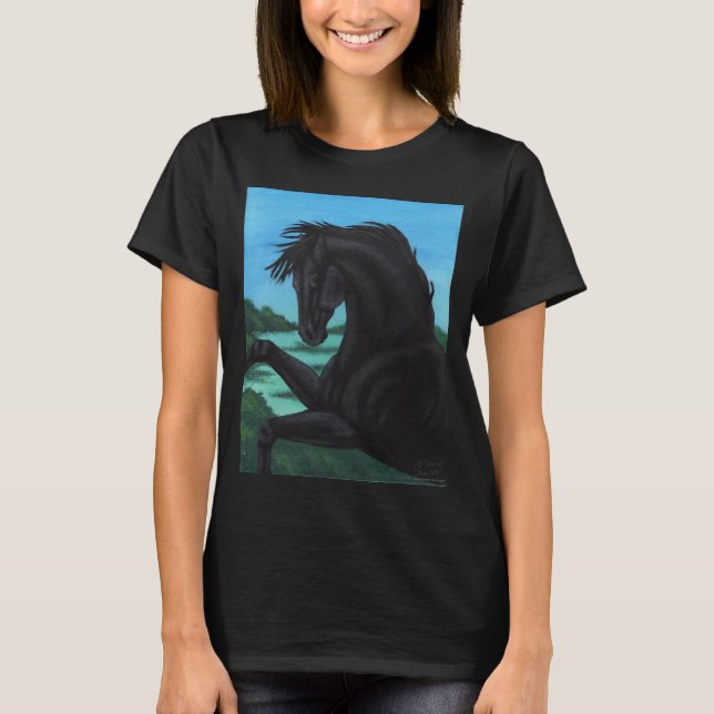 'The Black' Horse Collection T-Shirt (Front)