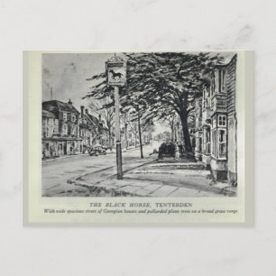 The Black Horse Inn, Tenterden Postcard