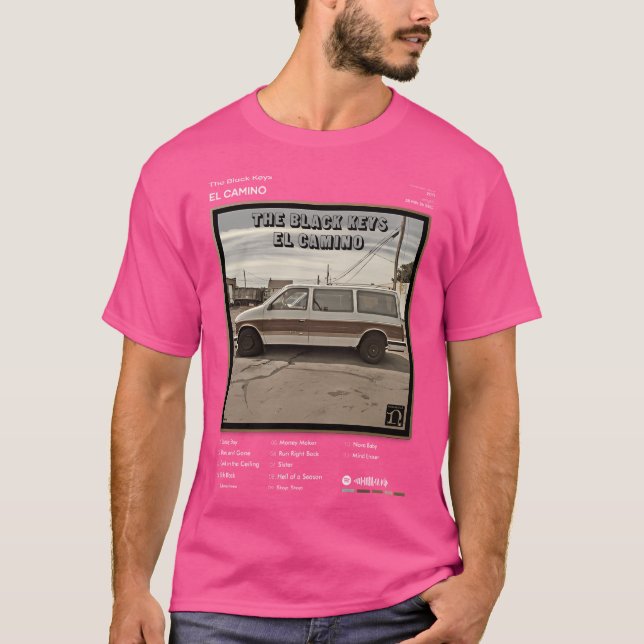 The Black Keys - El Camino Tracklist Album T-Shirt (Front)