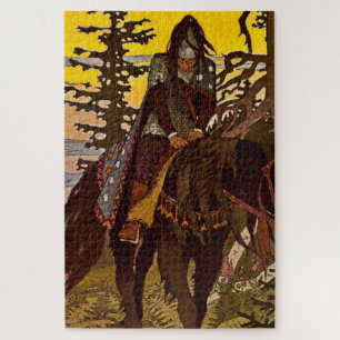 “The Black Knight” by Ivan Bilibin Jigsaw Puzzle