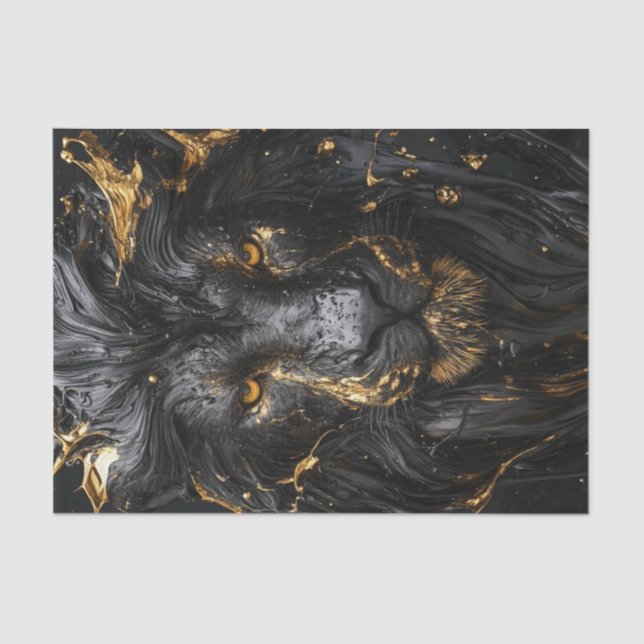 The Black Lion King3 Tissue Paper (Front)