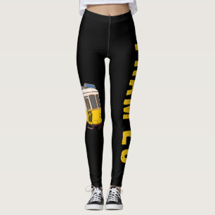 The Black Lisbon Tram 28 Leggings