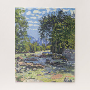 The Black Lutschina (by Ferdinand Hodler) Jigsaw Puzzle