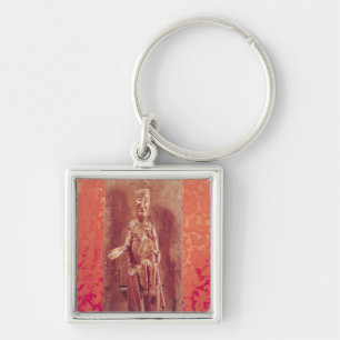 The Black Madonna, Catalan School, 11th century Key Ring