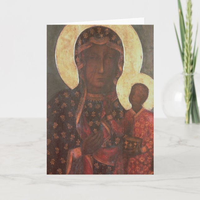 The Black Madonna of Jasna Gora Card (Front)