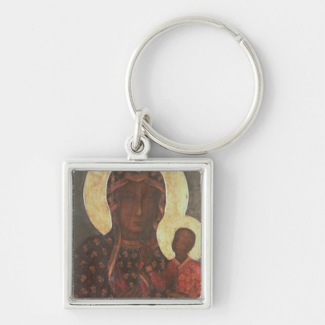 The Black Madonna of Jasna Gora Key Ring (Front)