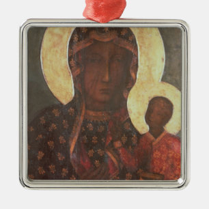 The Black Madonna of Jasna Gora Metal Tree Decoration