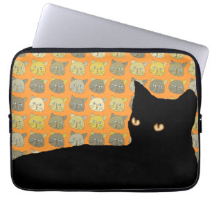 the black meow laptop sleeve
