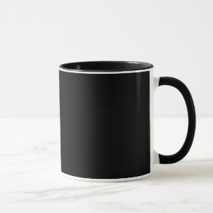 The black motivational  mug