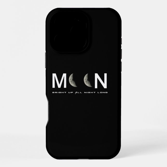 The black night moon case (Back)