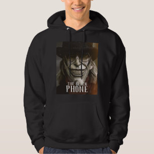 THE BLACK PHONE DARK BLACK  HOODIE