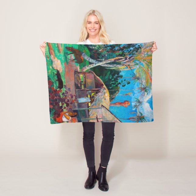 The Black Pigs, Gauguin Fleece Blanket (In Situ)