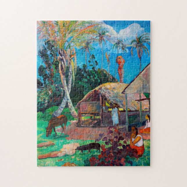 The Black Pigs, Gauguin Jigsaw Puzzle (Vertical)