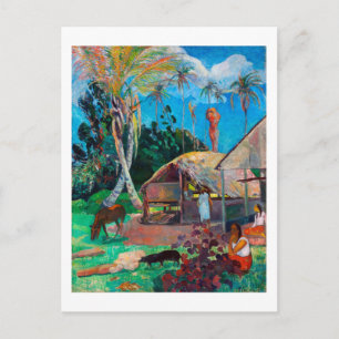 The Black Pigs, Gauguin Postcard