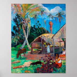 The Black Pigs, Gauguin Poster