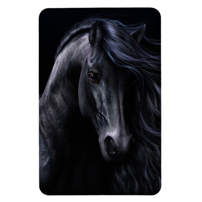 The Black Premium Flexi Magnet (Vertical)