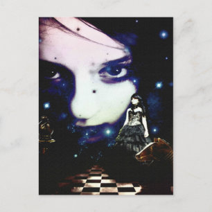 The Black Queen of Chess! Postcard