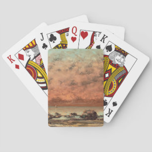 The Black Rocks at Trouville, 1865- 66 Playing Cards