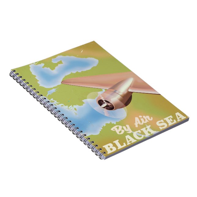 The black sea travel poster notebook (Right Side)