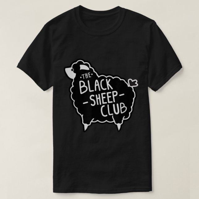The Black Sheep Club Design T-Shirt (Design Front)
