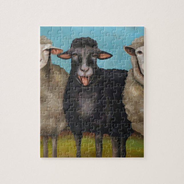 The Black Sheep Jigsaw Puzzle (Vertical)