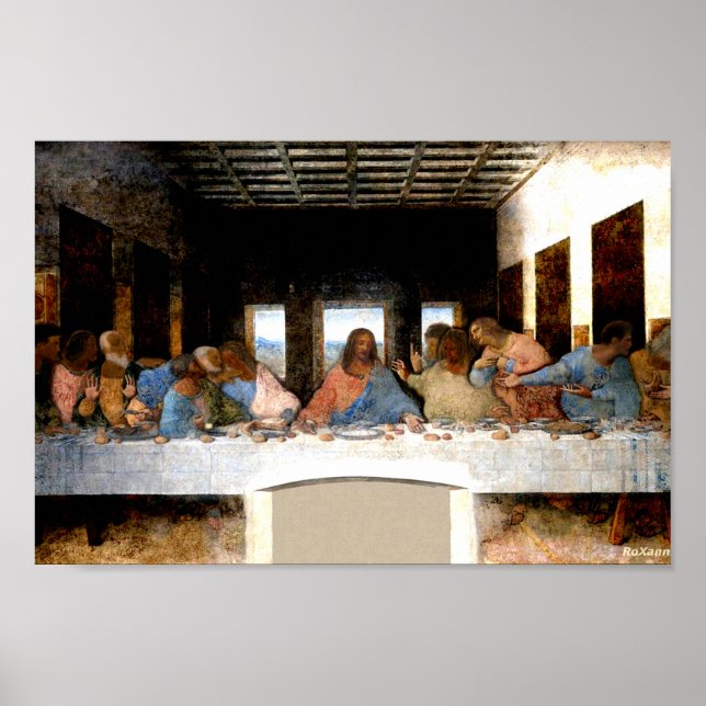 The Black Supper by Da Vinci Poster (Front)