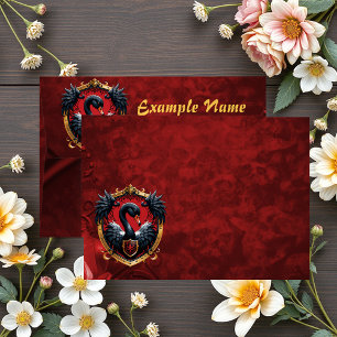 The Black Swan a symbol of elegance and power. Envelope