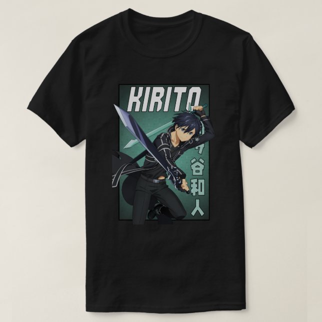 The Black Swordsman T-Shirt (Design Front)